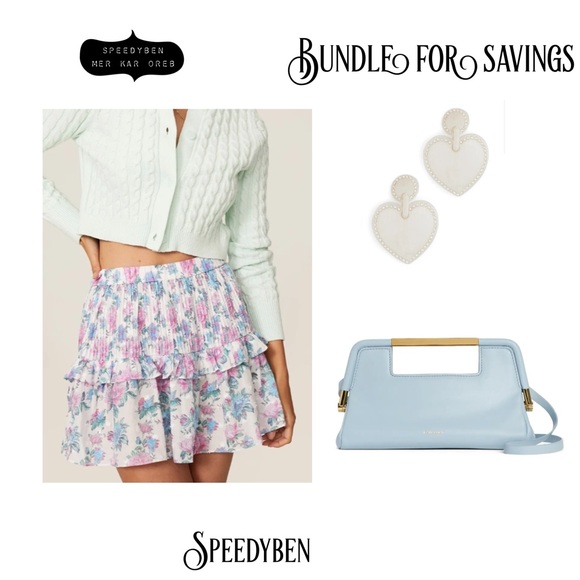 DeMellier Handbags - DeMellier Mini Seville Bag in Sky Blue Leather Clutch Shoulder Bag